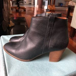 Madewell leather booties EUC size 9